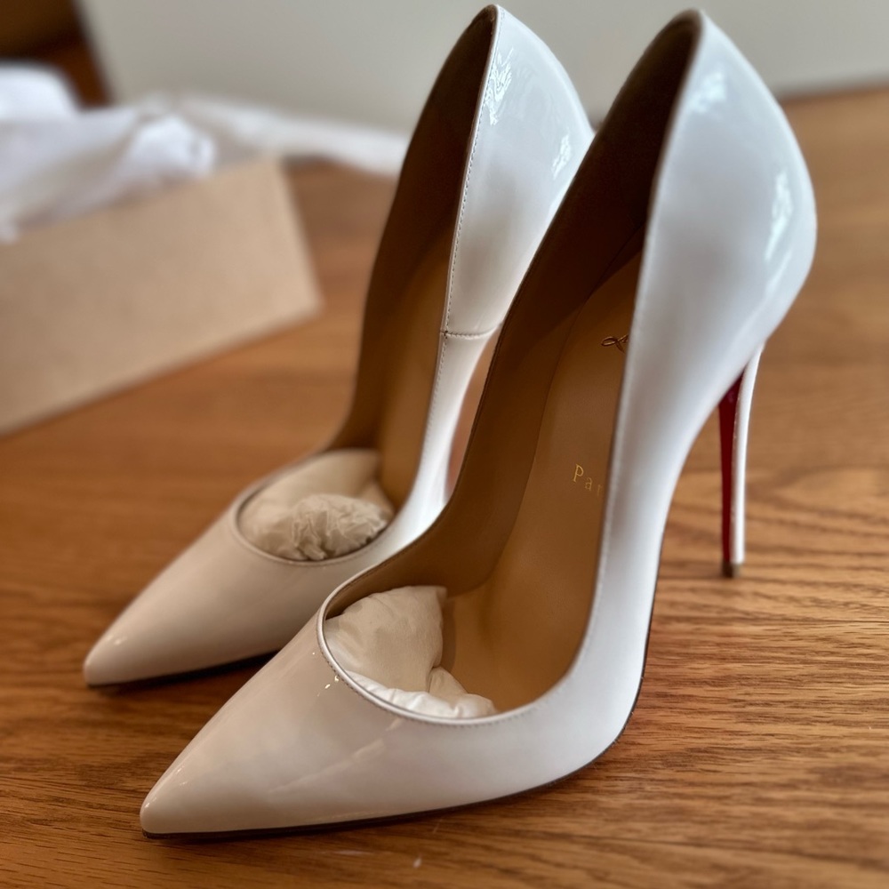 Brand new So Kate White Christian Loubitons